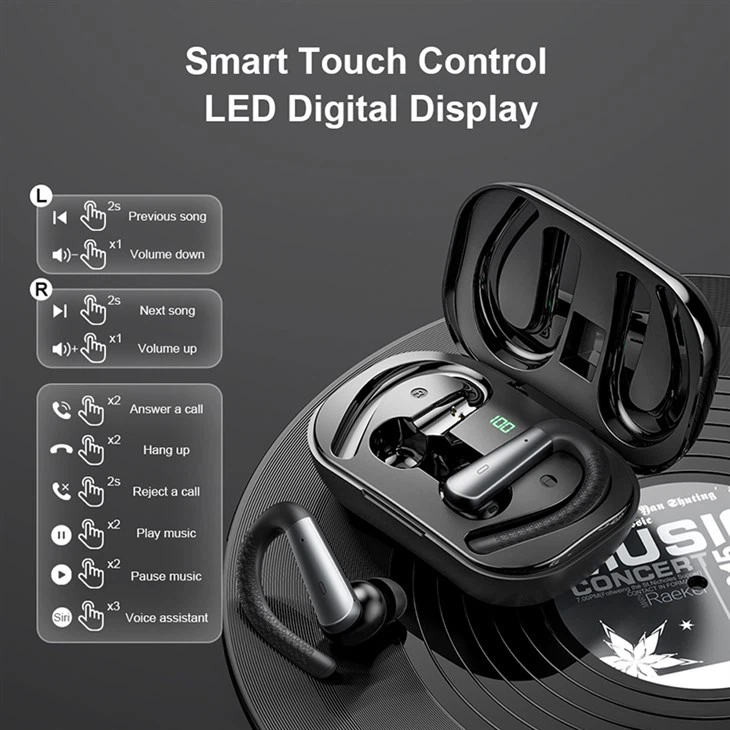 earbuds with ear hooks